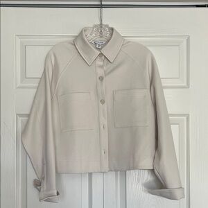 Athleta Cream Cropped Jacket- worn once